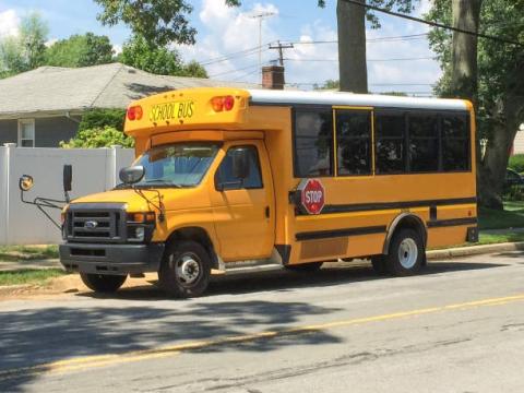 Image of a school bus for students with disabilities.
